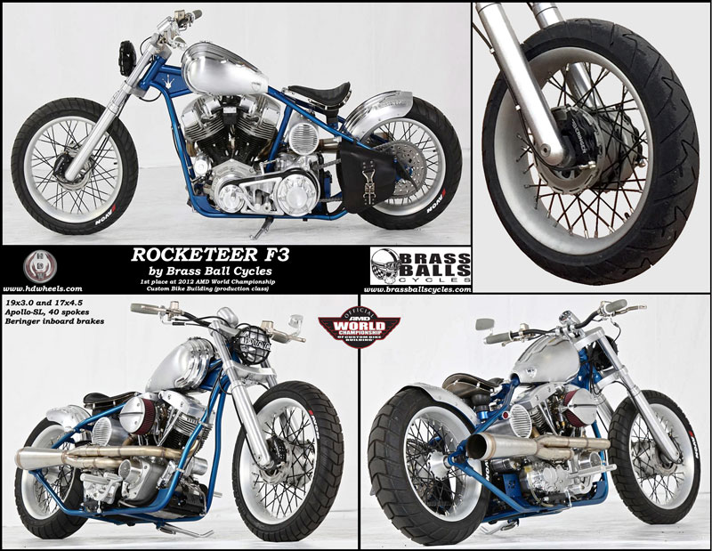 Brass Ball cycles Rocketeer F3