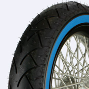 Blue wall tire