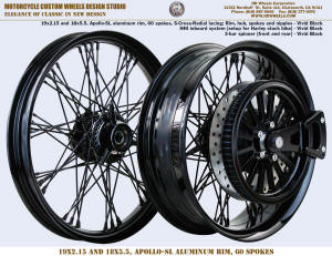 19x2.15 and 18x5.5 Apollo-SL  S-Cross-Radial Black. HHI inboard and spinners