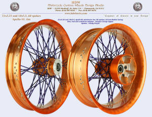 21x3.25 and 18x5.5, apollo-SL, S-Cross-Radial, Antique Candy copper, Purple, 2009 and up Touring cush drive